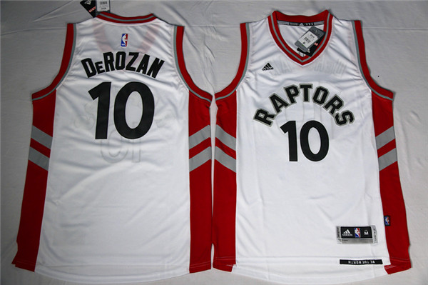 NBA Toronto Raptors #10 Derozan White Jerseys->minnesota vikings->NFL Jersey